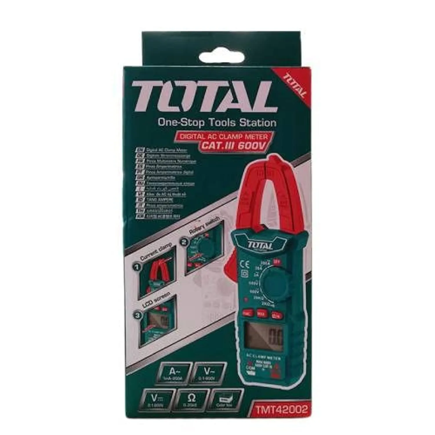 TOTAL TMT42002 Digital AC Clamp Meter