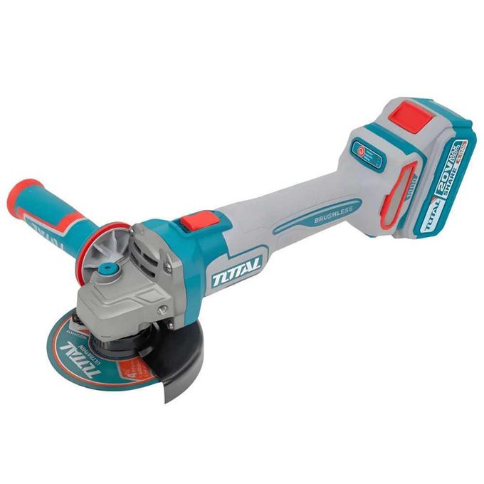 TOTAL TAGLI2211531 Cordless Angle Grinder (20V, 115mm)