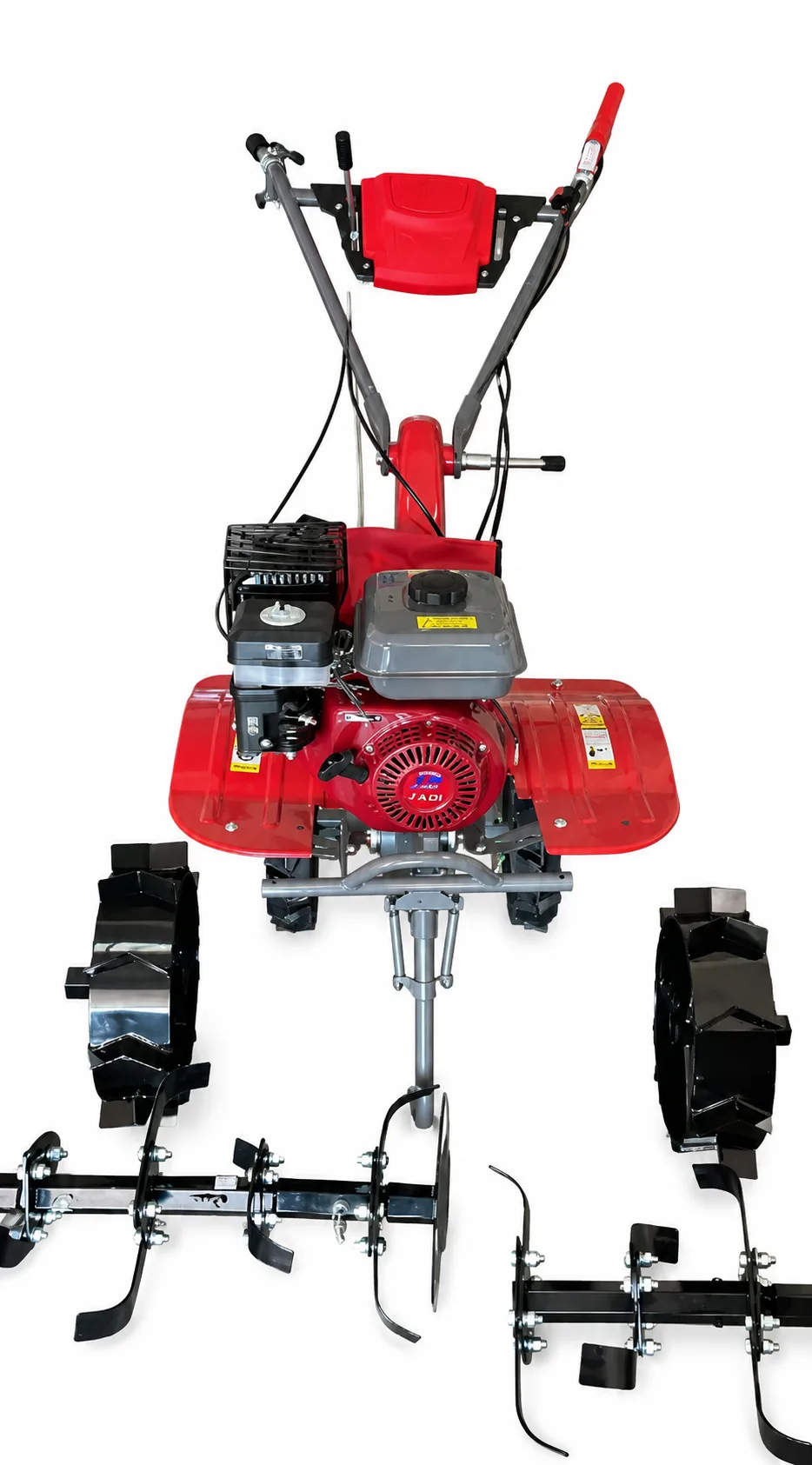 JIADI JD Power Tiller Petrol Powered 7.5HP Engine With Two Tillers